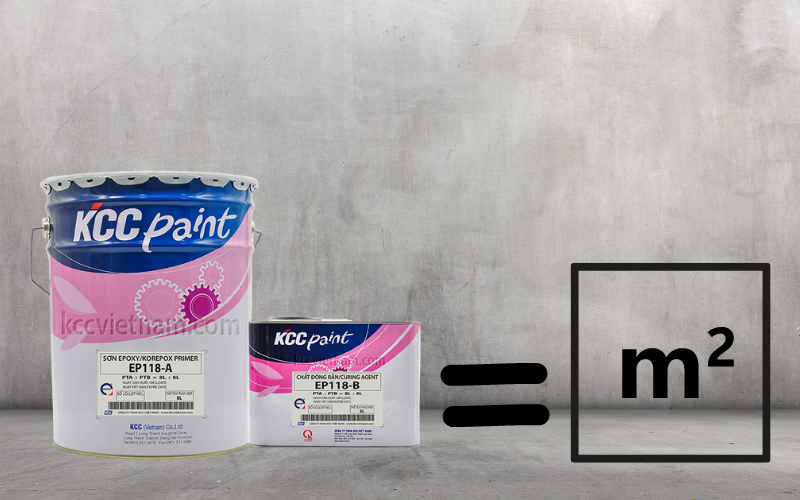 1 thùng sơn lót được bao nhiêu m2?