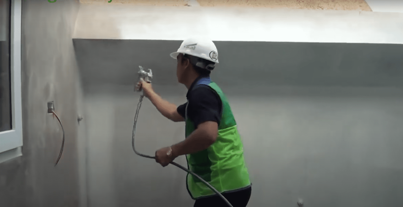 Thợ phun sơn nước - nhận phun sơn đen trần tường nhà
